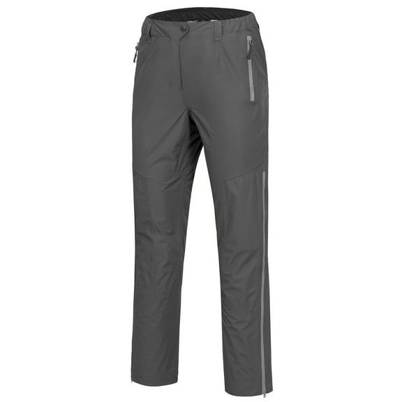 Little Donkey Andy Womens Waterproof Lightweight Rain Pants Windproof Overpants Hiking Fishing Outdoor Grey S