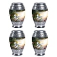 thumbnail image 1 of Little Dove Flying Over Roses Urns For Human Ashes - Adult Urns For Human Ashes Women & Men - Urns For Adult Male - Mini Urns For Ashes - Mini Urns For Ashes Small(Size - 3inch, 4pcs), 1 of 5