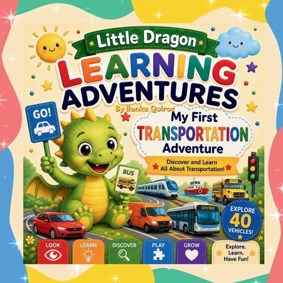 Little Dragon Learning Adventures: My First Transportation Adventure, (Paperback)