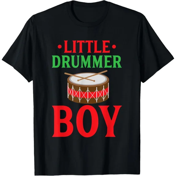 Little Drummer Boy Cute Classic Christmas Song Unisex T-Shirt up to size 5XL