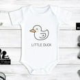 thumbnail image 1 of Little Duck Onesie, Duck Lover Bodysuit, Cute Modern Monochrome Animal Lover Kids T-Shirt, Kids Little Ducky Zoo Trip Raglan Cute Baby Onesie, BABY BODYSUIT LAT 4424, 1 of 3
