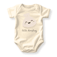thumbnail image 1 of Little Dumpling Baby Bodysuit, Newborn Outfit, Baby Clothes, Gift&nbsp;for&nbsp;Children 0-3m Natural, 1 of 2