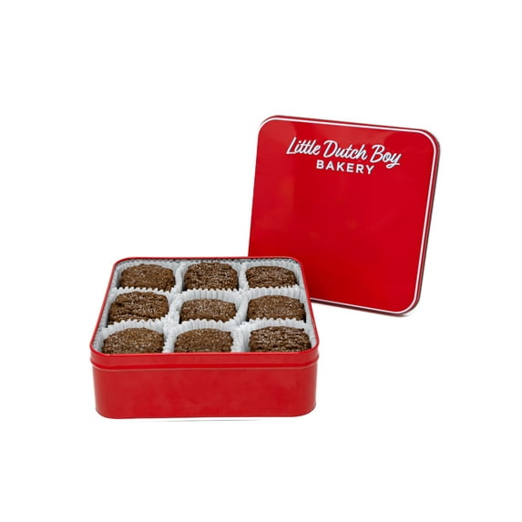 Little Dutch Boy Bakery Crispy Chocolate Gourmet Cookie Tin, 14 oz, Approx. 27 Ct