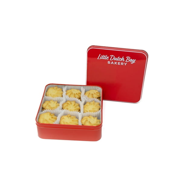 Little Dutch Boy Bakery Spritz Shortbread Gourmet Cookie Tin, 11oz, Approx. 27 Ct