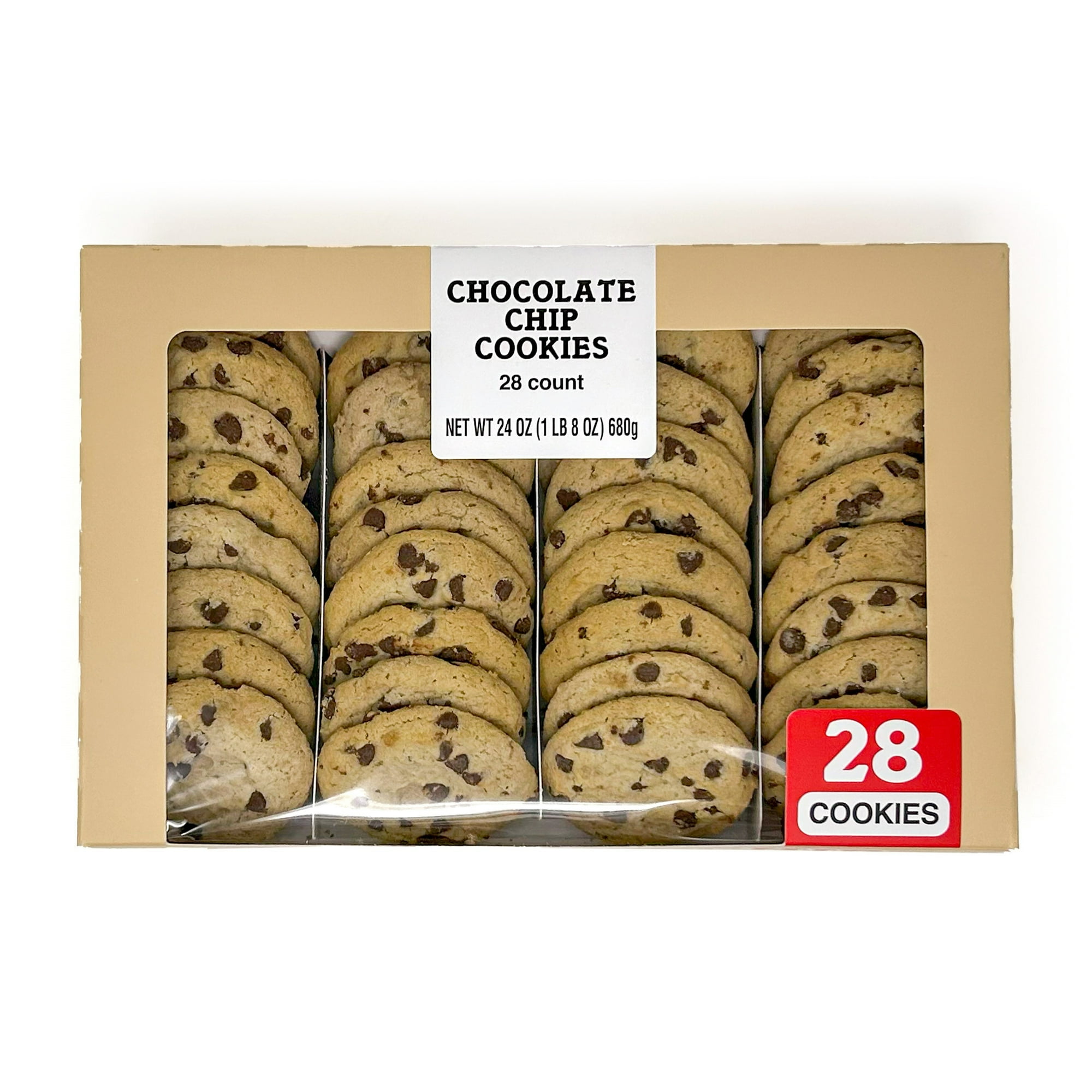 Little Dutch Boy Semi-Sweet Soft Chocolate Chip Cookies, Family Size, 28 Count, 24 oz