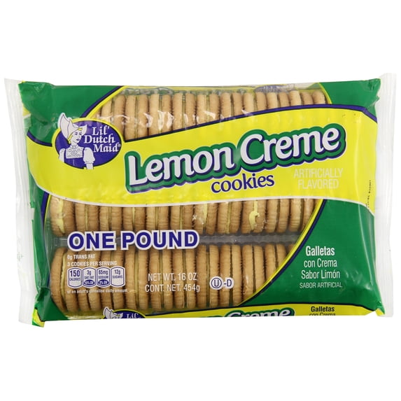 Little Dutch Maid Lemon Crème Cookies, 16 Ounce NG01