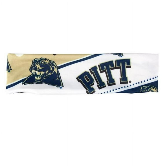 Little Earth 100413-PITT-1 NCAA Stretch Headband - Pittsburgh Panthers