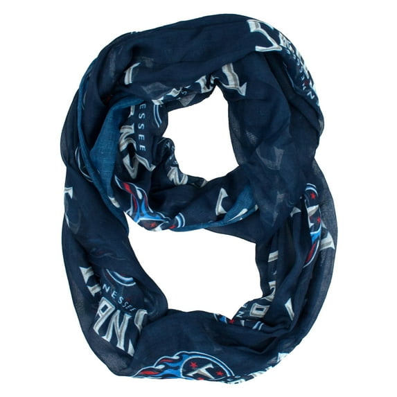 Little Earth - NFL Sheer Infinity Scarf, Tennessee Titans