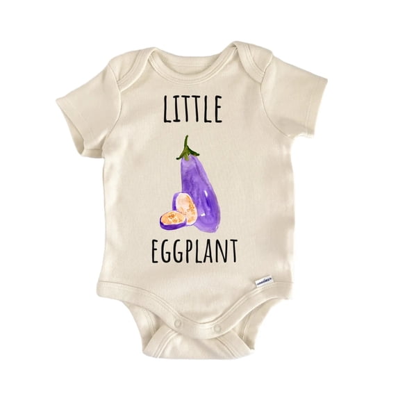 Little Eggplant Italian Vegetable Baby Gift Baby Onesie®