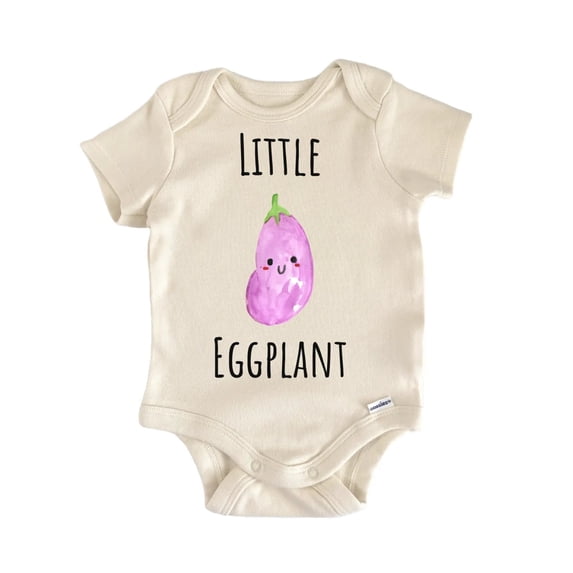 Little Eggplant Vegetable Farmer Baby Gift Baby Onesie®
