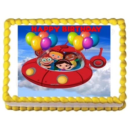 Little Einsteins Happy Birthday Image Edible Cake Toppers Frosting Sheet