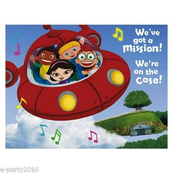 Little Einsteins Invitations w/ Envelopes (8ct)