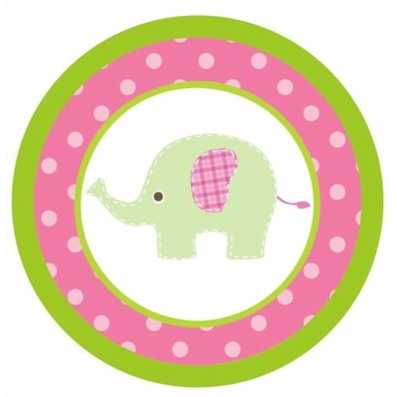Little Elephant (Green) Edible Cake Topper Decoration