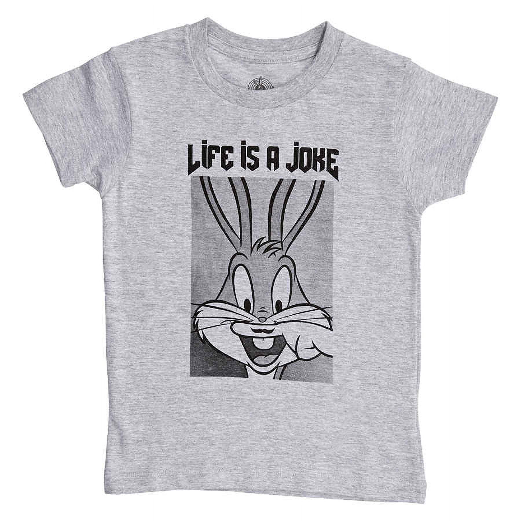 Little Eleven Paris Bugs Bunny - Life is a Joke T-shirt, Size 10Y  