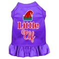 thumbnail image 1 of Christmas Pet Dog  Cat Dress Screen Printed, "Little Elf", 1 of 11