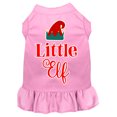 thumbnail image 1 of Christmas Pet Dog  Cat Dress Screen Printed, "Little Elf", 1 of 11