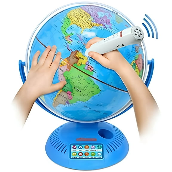 Little Experimenter 9" Multicolor Geographic Globe with Interactive Smart Pen
