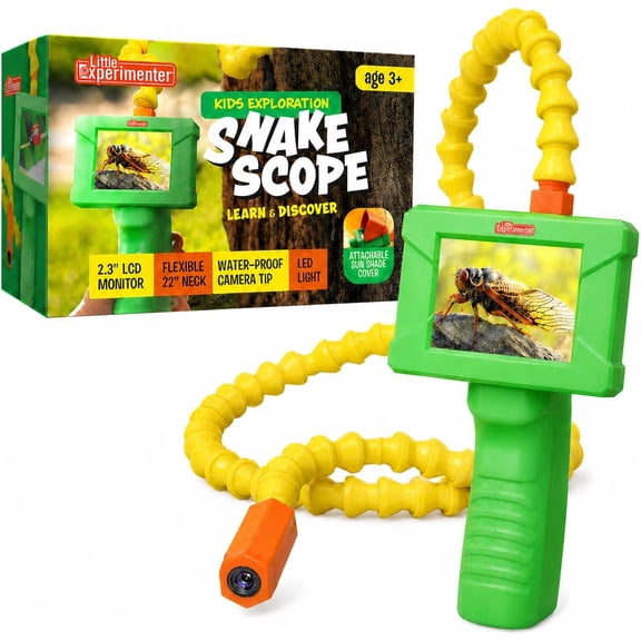 Little Experimenter Portable Mini Borescope Snake Camera, Educational STEM Toy, 1 Pack