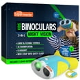 thumbnail interactive-video image 1 of Little Experimenter Night Vision Binoculars for Kids with 2X Magnification and Soft Viewfinder, 1 of 7