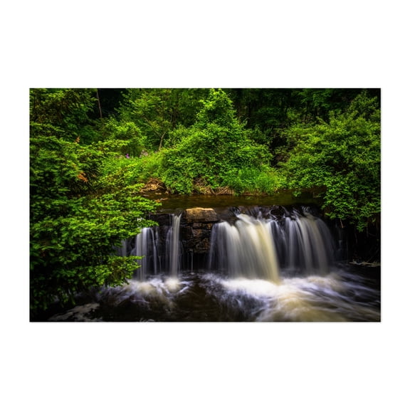 Little Falls on Antietam - Reading Pennsylvania Photography Waterfall Nature Forest Landscape Scenic Botanical Rural Unframed Wall Art Print 4 x 6 inches