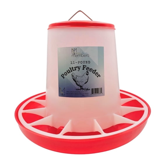 Little Family Members Large Chicken Feeder 11-Pound Capacity For All Poultry