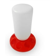 Little Family Members Red 1-Quart Baby Chick and Small Poultry Feeder 2-Pack
