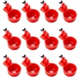 thumbnail image 1 of Little Family Members Red Poultry Gravity Water Cups Automatic Drinker 12-Pack, 1 of 7