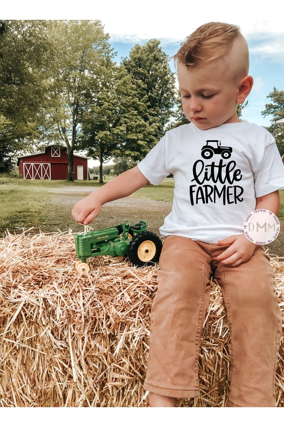 Little Farmer Toddler T-Shirt - Little Farmer - Farmer Kid Toddler T-Shirt - Little Cowboy - Farm Boy - Future Farmer - Farmer T-Shirt TODDLER SHORT SLEEVE TEE BELLA CANVAS 3001T