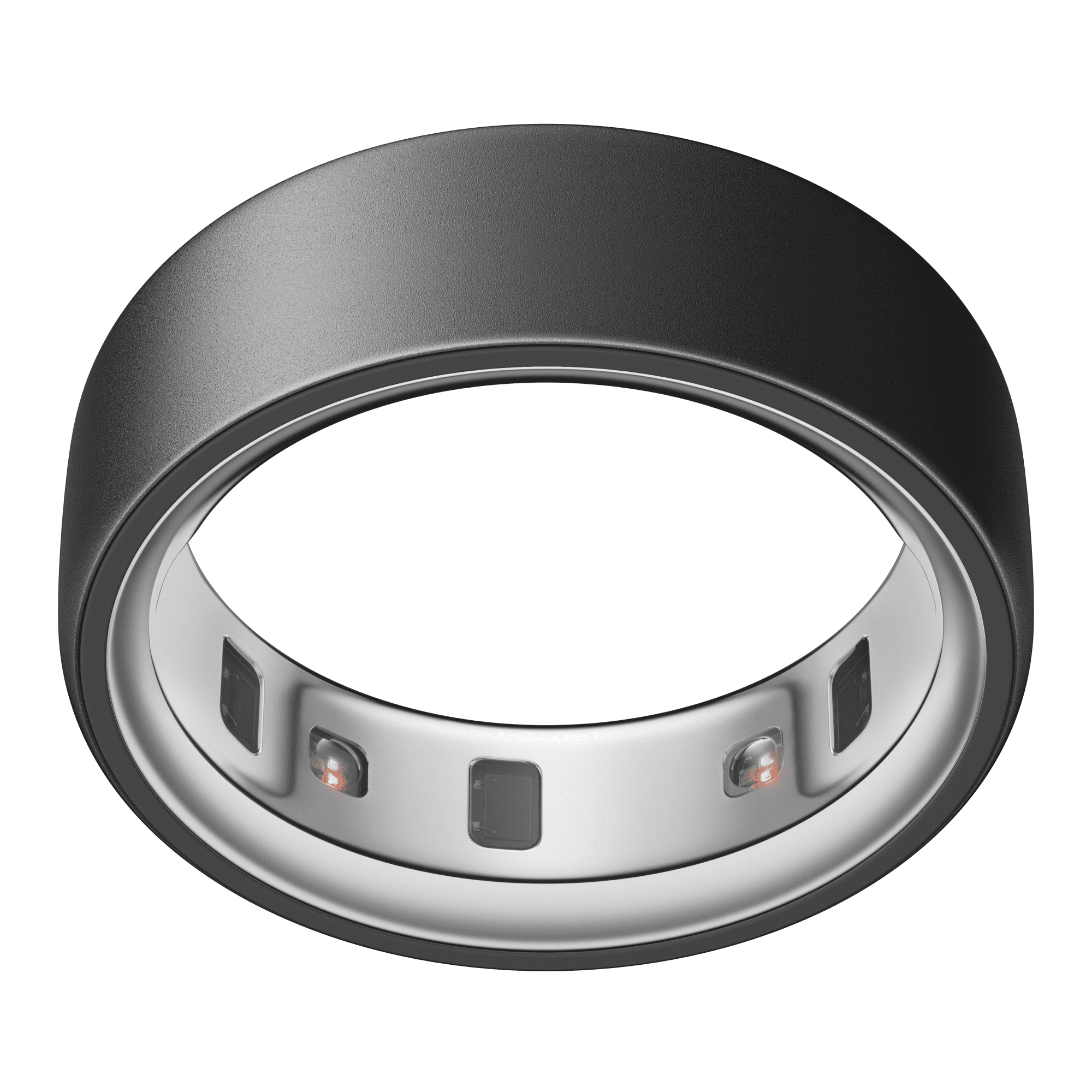 Oura Ring 4, Stealth, Size 4, Smart Wearable, Sleep, Fitness & Heart Rate Tracker, 8-Day Battery (Size Before You Buy)