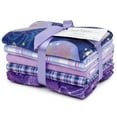 thumbnail image 1 of Little Feet Boutique Out Of This World 18" X 21" Flannel Precut 5-Piece Bundle, 1 of 14