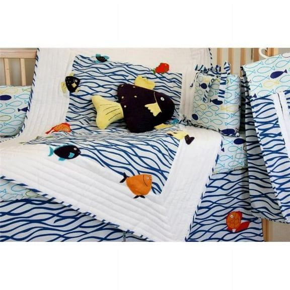 Little Fern ES07001S Seabed Crib Sheet