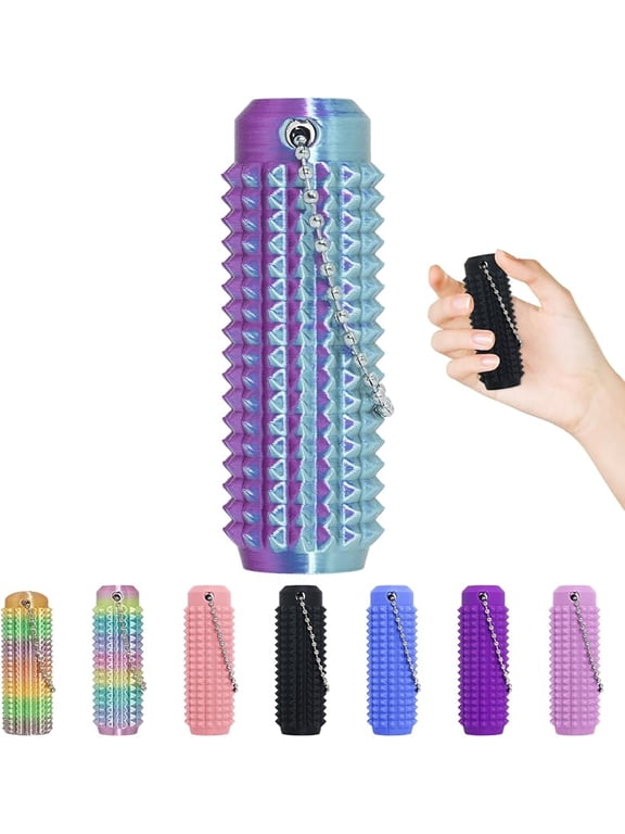 Little Fidget Toys,Pain Stim Fidget Toy Reduce Stress for Adults,Anxiety Relief Pain Stim,Spiky Fidget Keychain for Anxiety and Stress Reduction,Novelty Gifts for Friends 1PCS