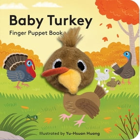 Little Finger Puppet Baby Turkey: Finger Puppet Book, (Hardcover)
