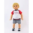 thumbnail image 1 of Little Firecracker Short Set | 18 Inch Doll Clothes, 1 of 3