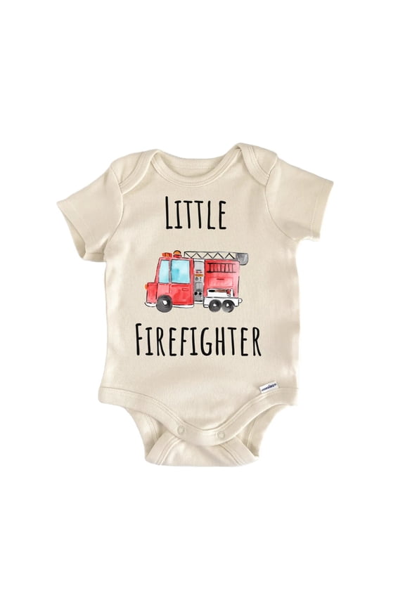 Little Firefighter Fire Department Fireman Baby Gift Baby Onesie®