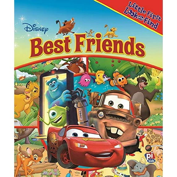 Pre-Owned Disney - Lion King, Cars, and More! Best Friends Little First Look and Find Activity Book - PI Kids (Unknown) 1412784379 9781412784375