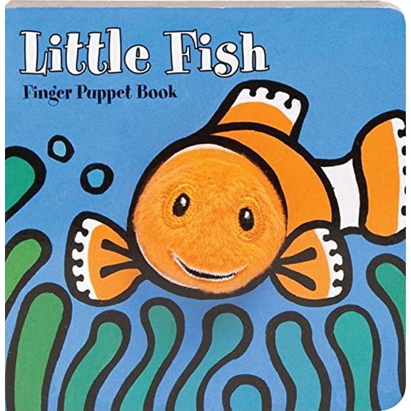Pre-Owned Little Fish: Finger Puppet Book: (Finger Puppet Book for Toddlers and Babies, Baby Books for First Year, Animal Finger Puppets) (Board book) 0811873447 9780811873444