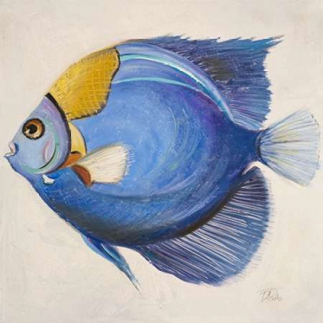 Little Fish III Canvas Art - Patricia Pinto (24 x 24)