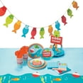 thumbnail image 1 of Little Fisherman Tableware Kit for 16 Guests, Party Supplies, Birthday, 117 Pieces, 1 of 1