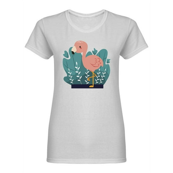 Little Flamingo Shaped Tee Women's -Image by Shutterstock