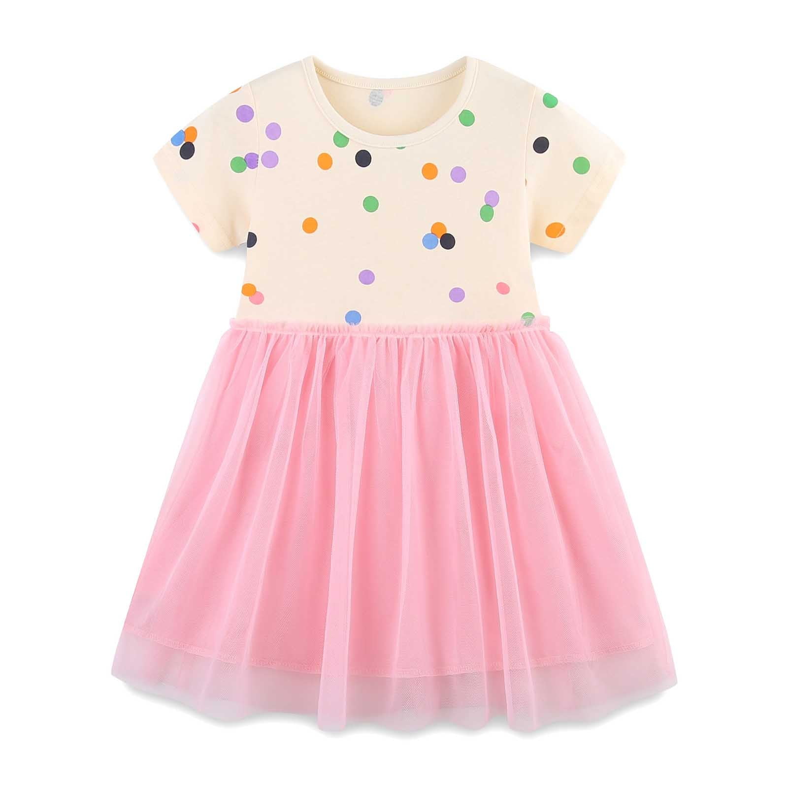 Little Flower Girl Summer Dress Little Girls Cotton Dresses Flutter ...