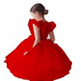 thumbnail image 1 of Little Flower Girl Tulle Tutu Dress Flutter Sleeve Princess Birthday Dress for 12M-8T, 1 of 6