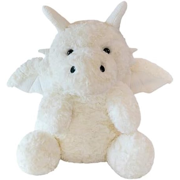 Little Flying Dragon - Cute Stuffed Animal Plush Toy - Adorable Soft Dragons Toy Plushies and Gifts - Perfect Present for Kids (White,16.53in/42cm)