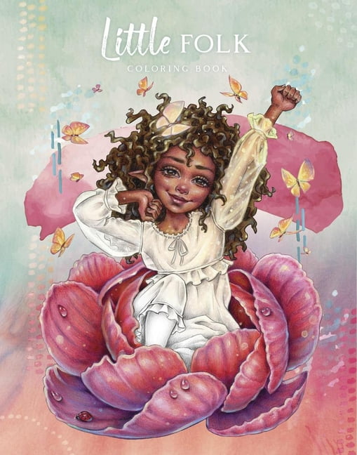 Little Folk Coloring Book, (Paperback)