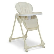 Little Folks by Delta Children 2-in-1 SlimFold High Chair for Babies and Toddlers, Cream