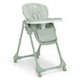 thumbnail image 1 of Little Folks by Delta Children 2-in-1 SlimFold High Chair for Babies and Toddlers, Sage Green, 1 of 18