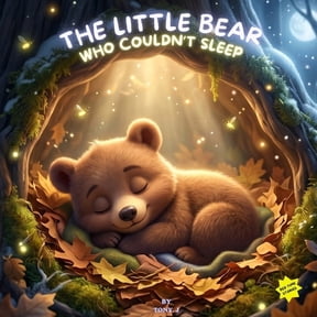 Little Forest Stories The Little Bear Who Couldn't Sleep: A Cozy Bedtime Story About Rest, Comfort, and Feeling Safe, (Paperback)