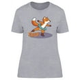thumbnail image 1 of Little Fox On Ice T-Shirt Women -Image by Shutterstock, Female Medium, 1 of 2