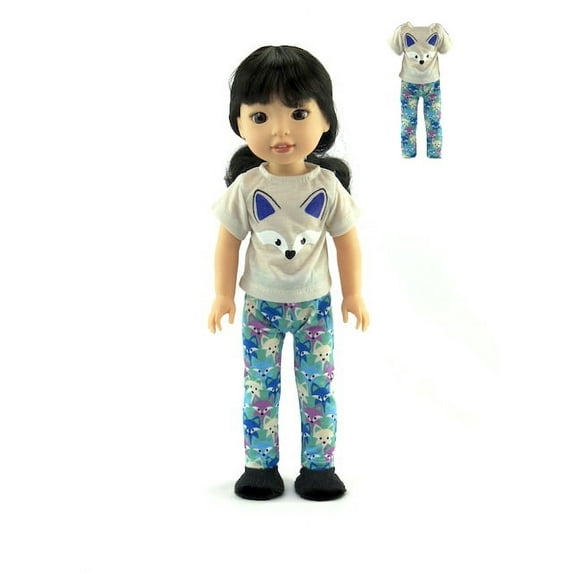 Little Fox Pajamas for 14.5inch Dolls | American Fashion World
