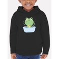 thumbnail image 1 of Little Frog Taking Bubble Bath Hoodie Toddler -Image by Shutterstock,  5 Toddler, 1 of 4